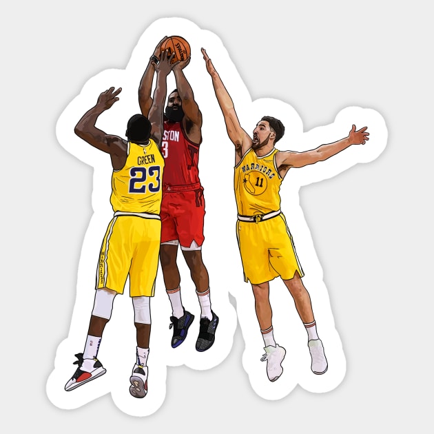 Houston Rockets’ James Harden Golden State Game Winner Sticker by ActualFactual